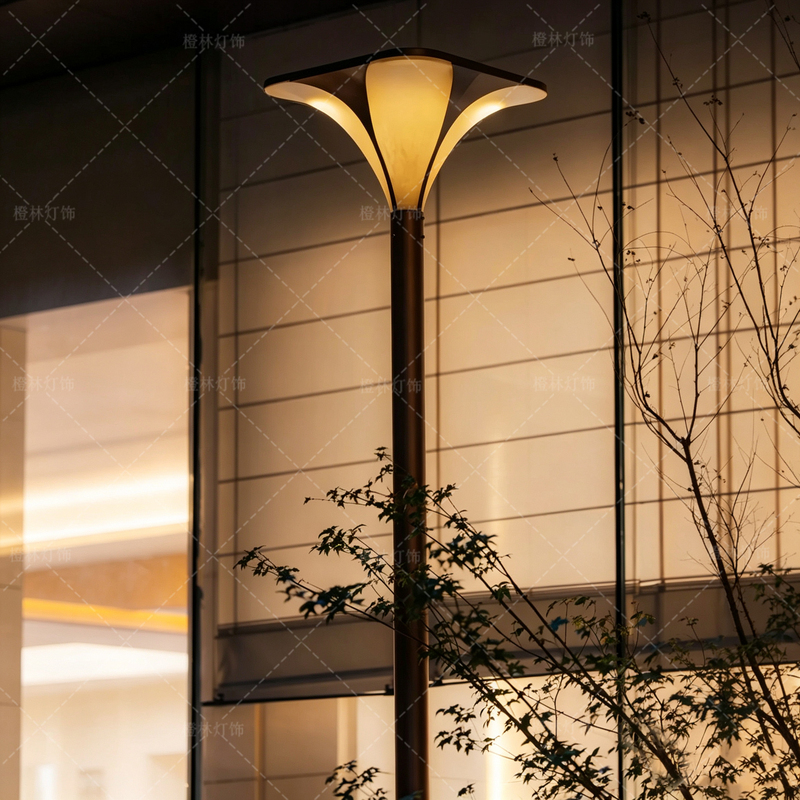 Park Community Courtyard Lights, Garden Walkways, 3.5m Landscape Lights, Commercial Street High Pole Lights, Cultural Tourism Scenic Spot Column Lights
