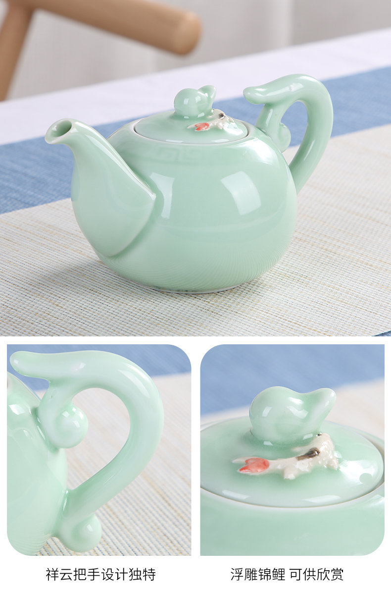 In building travel tea set teapot teacup is suing tour charter to their bamboo household celadon kung fu tea tray