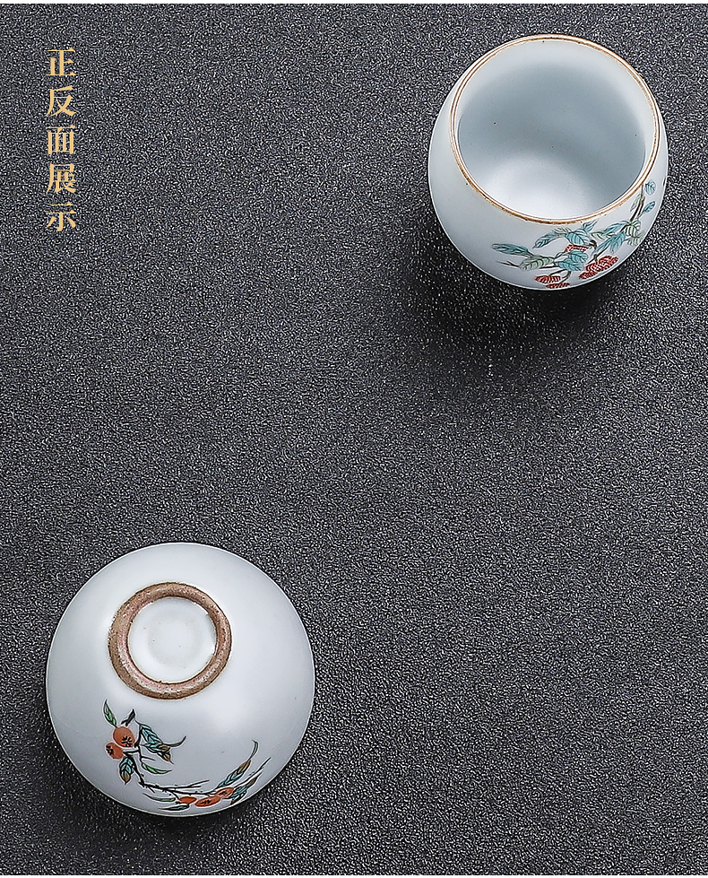 In building your up hand - made personal single cup large kunfu tea cup ceramic move master cup tea sample tea cup
