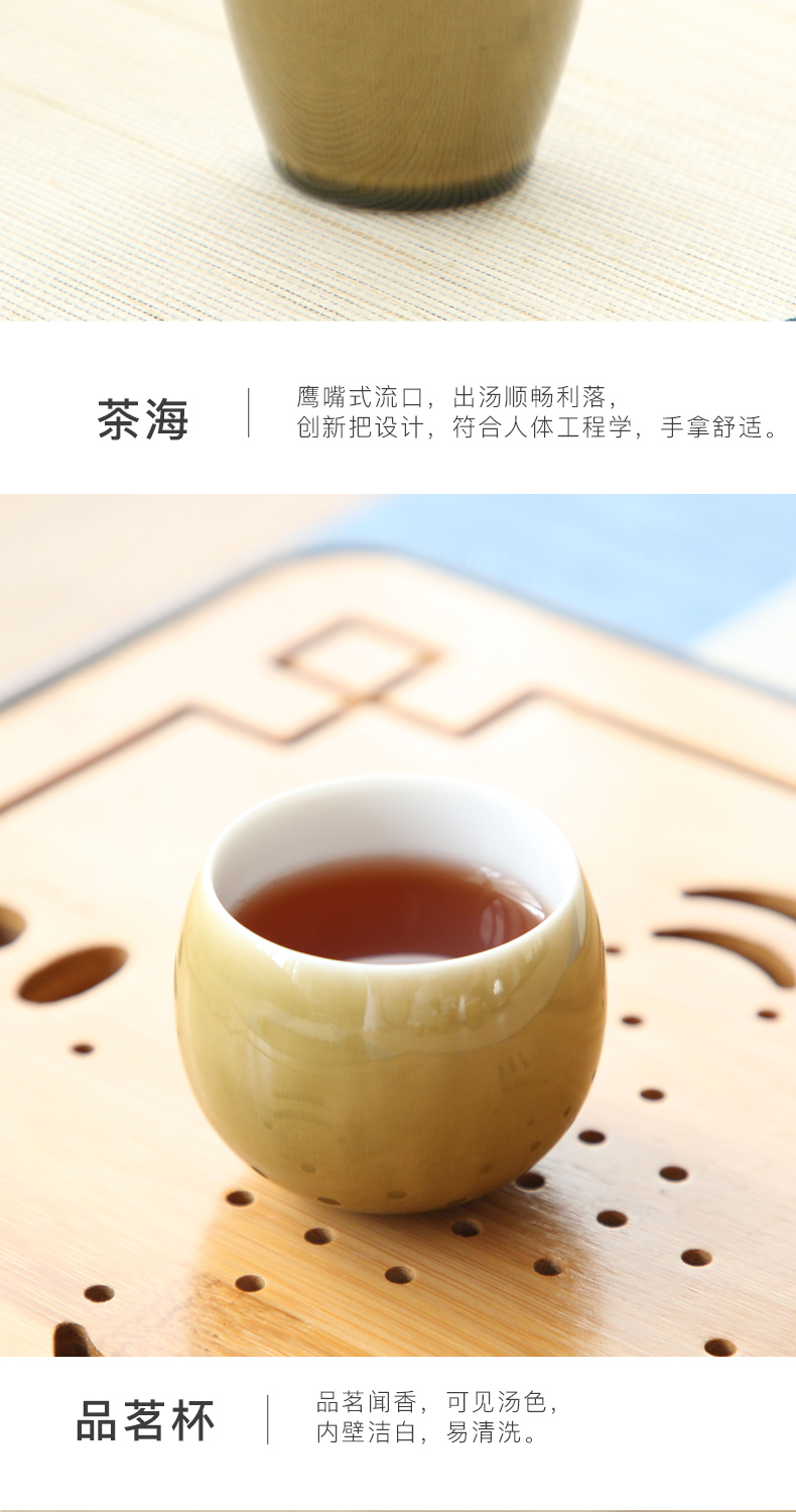 In building domestic Japanese office contracted dry tea tray ceramic teapot tea set the set of kung fu tea set