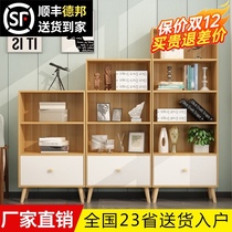 Nordic nail cabinet display cabinet product shelf floor cosmetics display cabinet beauty salon Net Red free combination