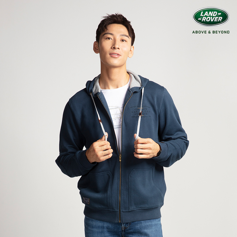 Land Rover Men's All - zip knit jacket Inheritance Series