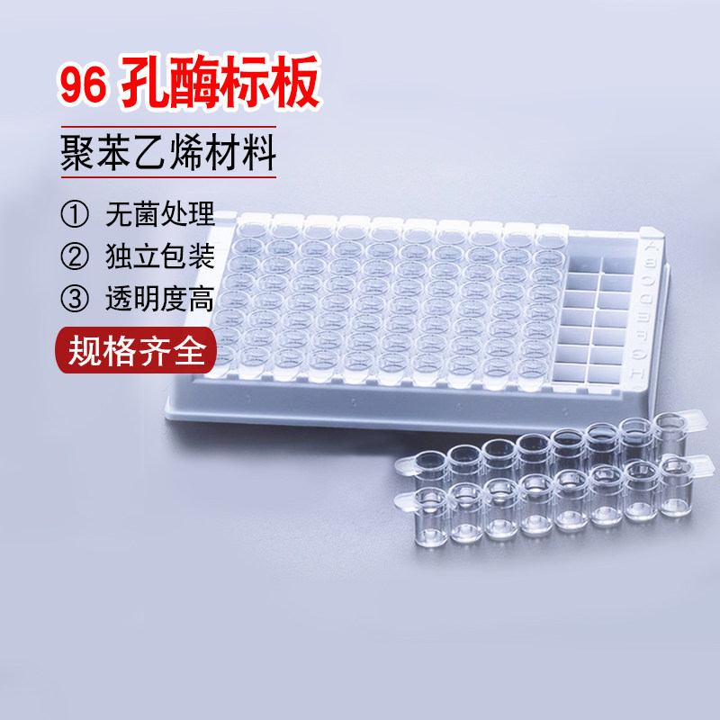 比克曼生物 96孔细菌细胞培养板酶标板测荧光平底发光板分析板