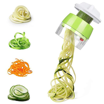 Creative three-in-one zucchini surface rotating grater hand-held section cucumber vegetable cut noodles wiping silk artifact