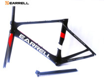 2019 New EARRELL carbon fiber road frame broken wind frame White DIY custom paint