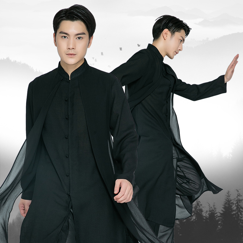 Wu Dao Official Flagship Store High-end Brands Cotton Hemp Taiji Clothes Men And Women Taijiquan Dao Costumes Martial Arts Practice Martial Arts