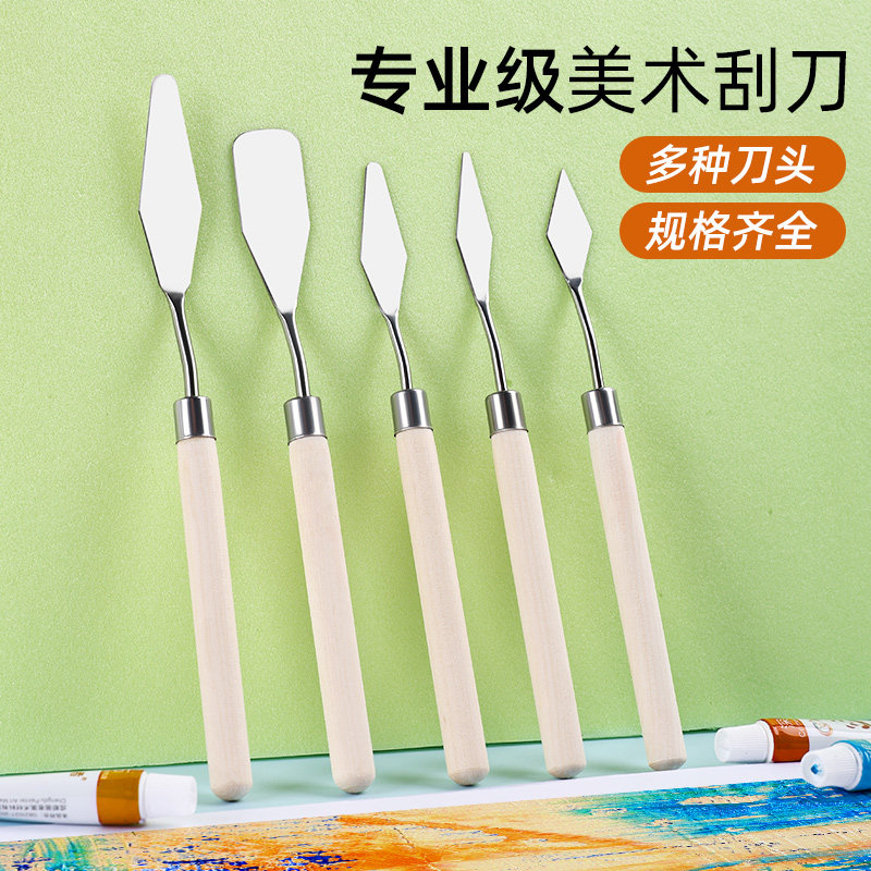 オイルパステル用パレットナイフ、テクスチャペイント用パレットナイフ、高発色オイルパステル、油絵具、初心者向けアートセット、様々なサイズの尖ったスパチュラと平らなスパチュラ、アクリル絵具のプロ用DIYツールセット。
