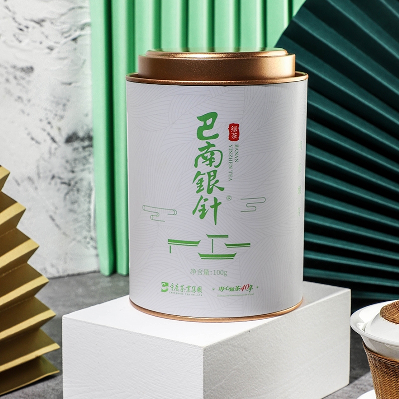 2025 New Tea Chongqing Tea Industry Banan Silver Needle Green Tea 100g Shancheng Spring Tea Mingqian Tea Yunwu Maojian