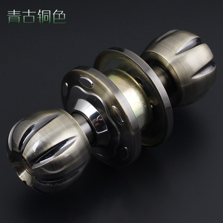Ball lock ball type door lock indoor bedroom door lock home bathroom