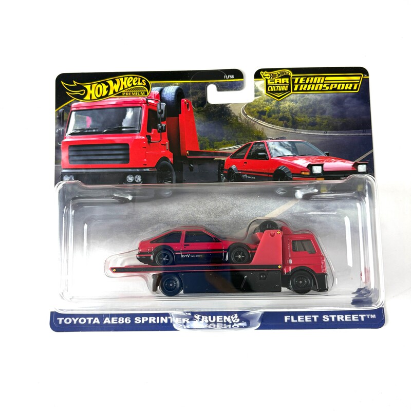 Hot Wheels Flf56-Toyota Transport Fleet Toyota Ae86 Sprinter Trueno/