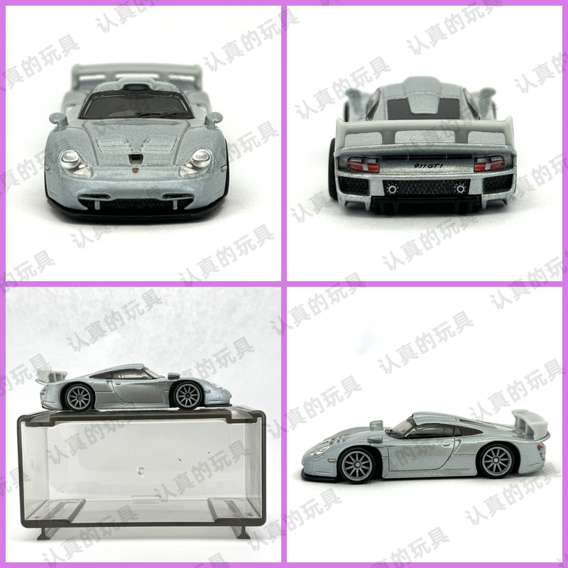 Hot Wheels Gmh39 Iron Bottom Rubber Tire Le Mang Garage Porsche 1997 Porsche 911 Gt1