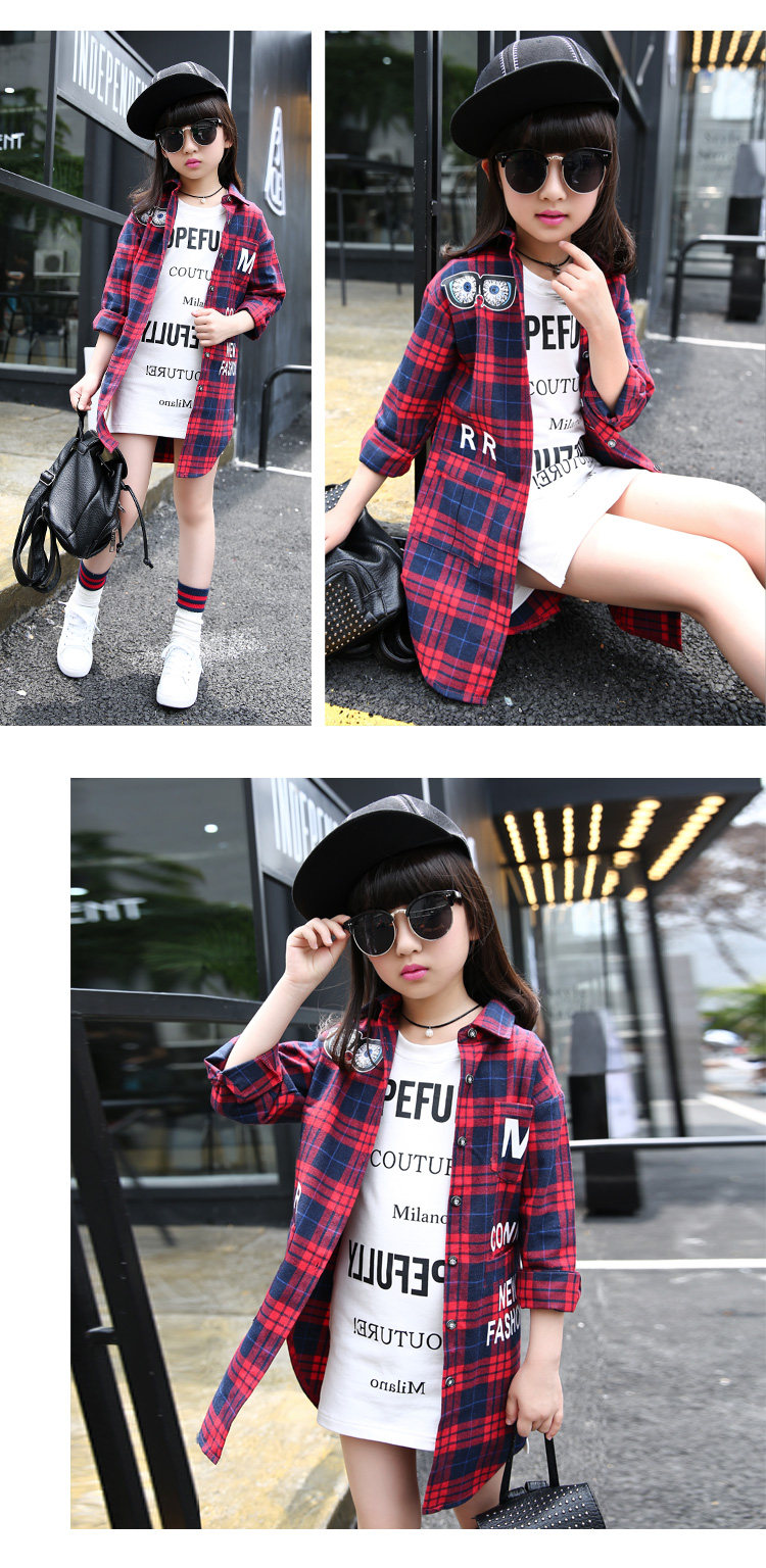 Chemise fille à manche longue - Ref 2085459 Image 17