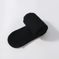 R хлопковые толстые тонкие полоски [черные] носки