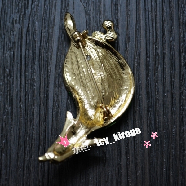 Vintage xuất khẩu sang châu Âu và Hoa Kỳ đồ trang sức phong cách phương Tây cổ, hoa quả trâm cài và phong phú, tinh tế - Trâm cài cài áo vest