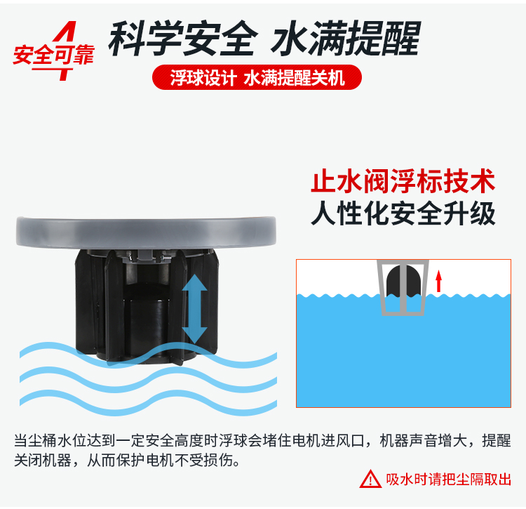 máy hút bụi cầm tay xiaomi Máy hút bụi thùng Jieba BF500 hộ gia đình nhỏ 15L máy hút bụi thương mại công suất cao mạnh mẽ - Máy hút bụi máy hút bụi công suất lớn