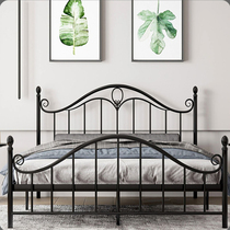 Eurostyle environmentally-friendly iron art bed 1 5 m 1 8 m Double beds 1 2 m single bed iron bed metal steel tube bed