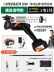 súng bơm mỡ bằng tay Green Forest Electric Grease Gun Súng dầu áp suất cao Khí nén đặc biệt có thể sạc lại tiết kiệm lao động Dầu ra trong suốt Loại dây kéo chống cháy nổ máy bơm mỡ Súng Bơm Mỡ