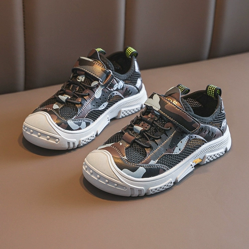 Дышащая спортивная летняя детская спортивная обувь для мальчиков, коллекция 2022, подходит для подростков, осенняя