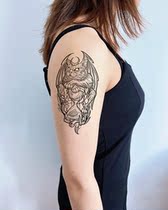 Dark flying cat tattoo sticker sexy durable sticker tattoo big coffee original