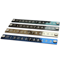 Parking card Temporary temporary stop of cards Number of cards Phone number cards Nowhere message cards message cards