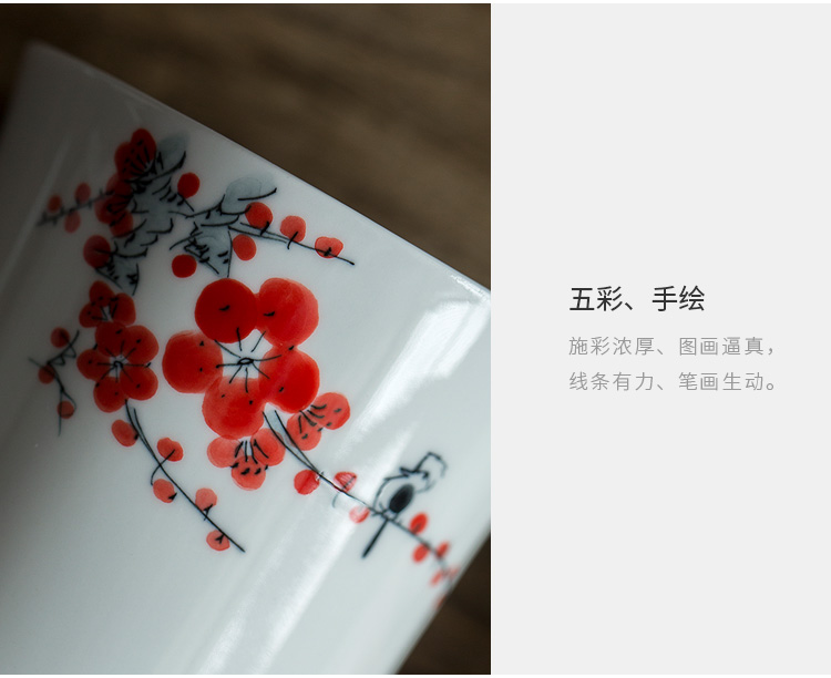 Jun ware hand - made ceramic cup with cover with cups of tea every creative mark cup free individual cup office cup cup