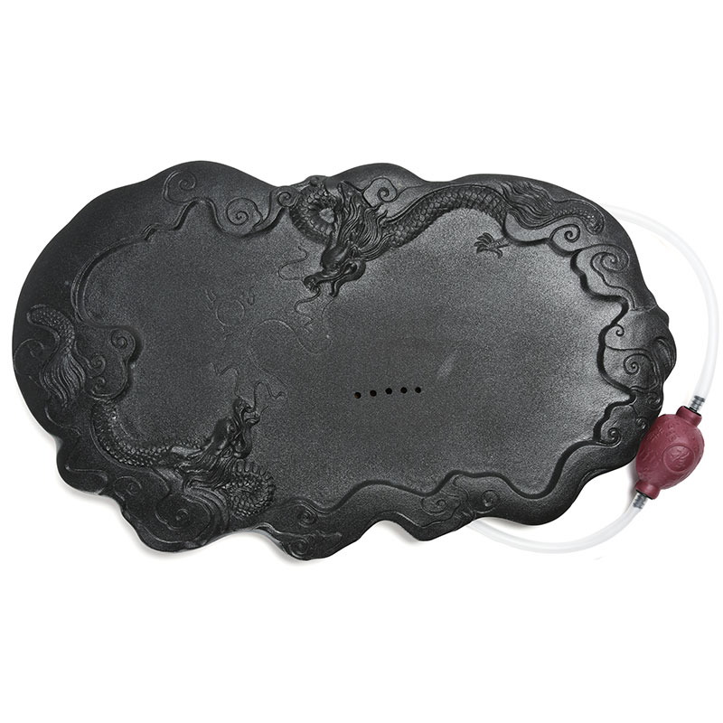 Jun ware, black pottery kung fu tea tray was dry ceramic tea sets of household contracted tea set drainage saucer dish dragon age
