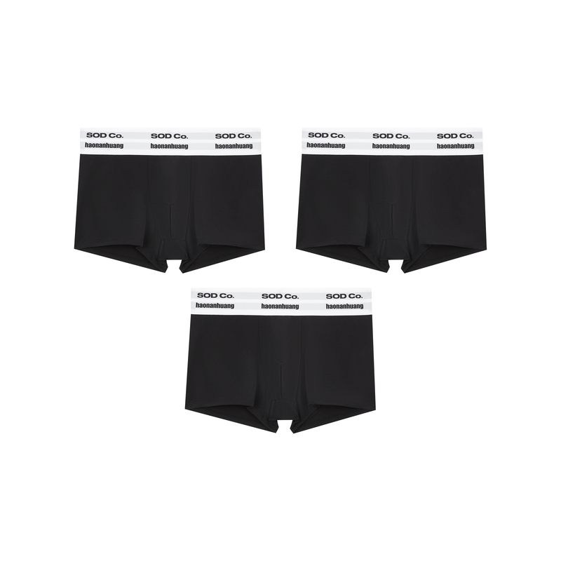 Haonanhuang X Sod Ultra-Wide Waistband High-Waisted Ultra-Soft Cotton Comfortable Breathable Boxer Briefs Men's Underwear