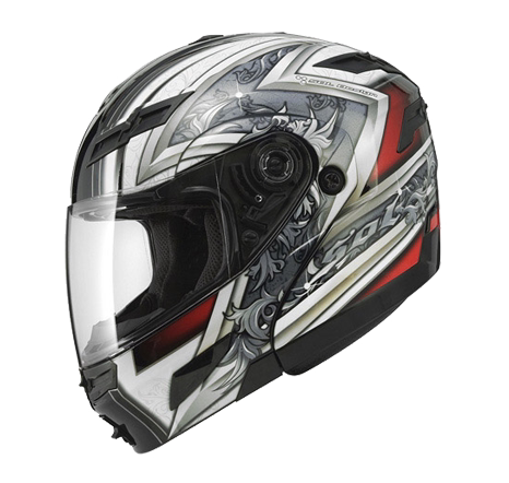 SOL motorcycle helmet SM - 1 Skywalker double lens detached helmet with LED lights running all seasons