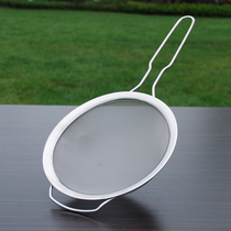 Stainless steel colander egg filter screen ultra-fine small round leak screen filter screen dense fine household large