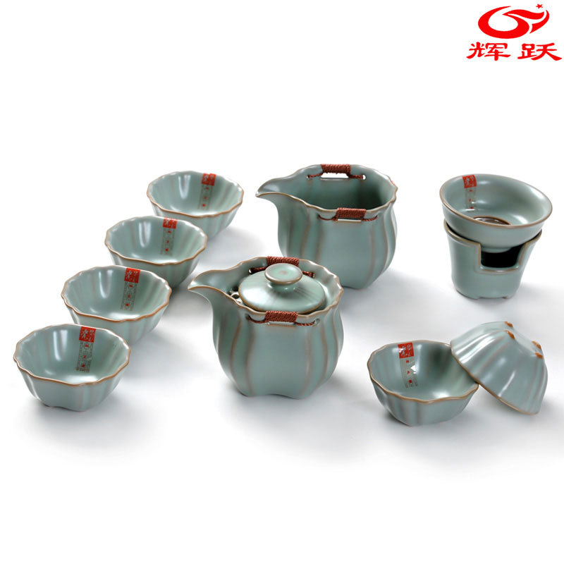 Hui make kung fu tea set your up tea set to open the slice of a complete set of your porcelain