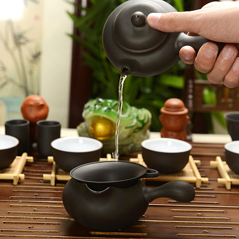 Hui, make ice crack kung fu tea set suits for your up ceramic up of a complete set of induction cooker solid wood tea tray