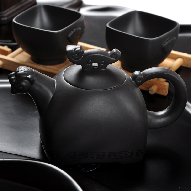 Hui, make solid wood tea tray was kung fu tea set tea service purple sand tea blocks of a complete set of tea tray "rich"