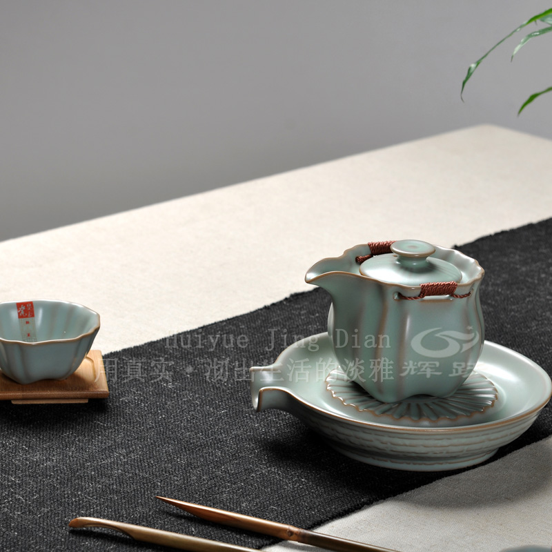 Hui make kung fu tea set your up tea set to open the slice of a complete set of your porcelain