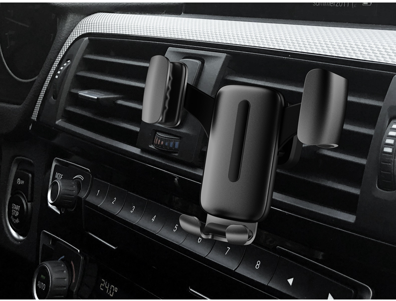 Kim loại điện thoại di động Chủ Universal Car sáng tạo cá tính trọng lực chuyển hướng xe khung chụp Huawei vivo kê OPPO Apple điện thoại xe giữ người giữ xe máy điện thoại xe hơi - Phụ kiện điện thoại trong ô tô sac pin nhanh