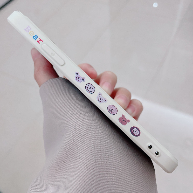 vivos7 mobile phone protection shell Cubs original vivo iqoo5pro soft silicone gel iqoo5 male and female iqooneo3 tide card s7 new iqooz1 z