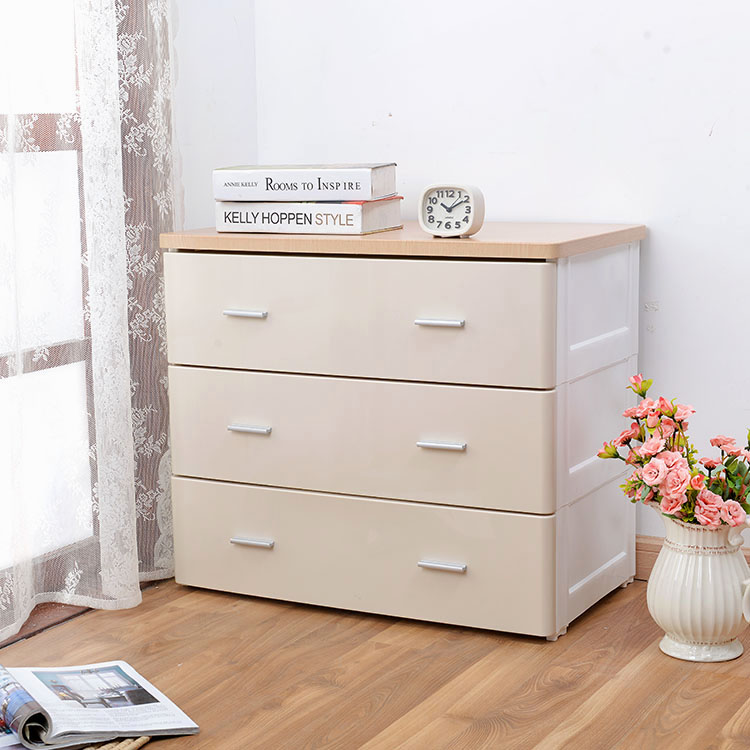 Wanyuan Hongmu Top Plastic Drawer Type Collection Cabinet Wanyuan Hongmu Top Plastic Drawer Type