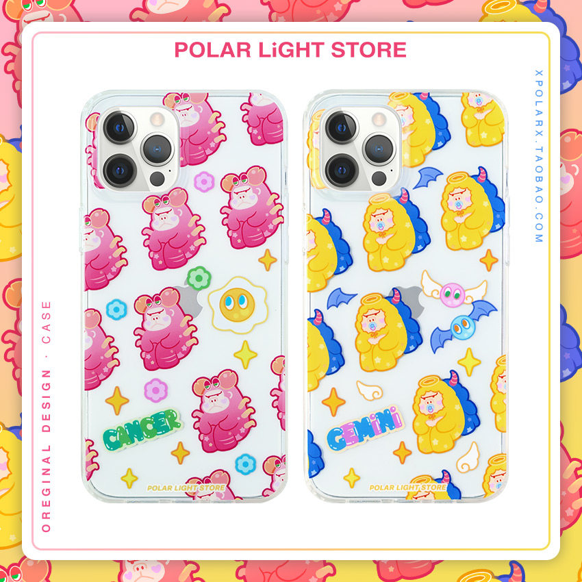 Aurora Shiduo constellation giant orangutan Gemini suitable for Apple original XS11pro mobile phone protective shell iPhone12max