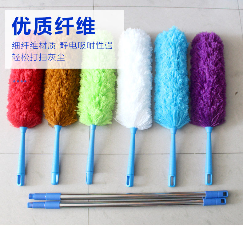 Chicken Hair Brush Subs Domestic Car Retractable Sweep Dust Duster House Housework No Drop Color Bendable Domestic Dusting Duster