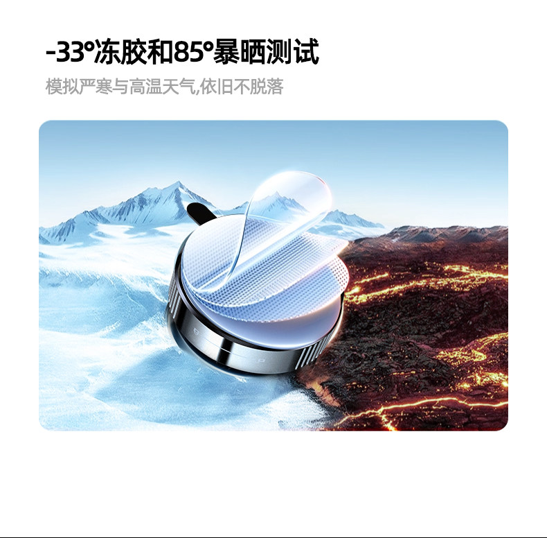2025 New Model Vacuum Car Magnetic Holder Nano Glue Suction Cup Car Phone Holder for Dashboard