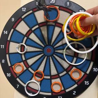 4个尺寸飞镖练习环靶辅助靶环练习环瞄准, 目标环, 精度提升工具