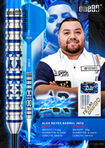 New ONE80 Dart Hand Ensemble ALEX REYES Return 90% tungsten steel soft style) Hard dart racing suit