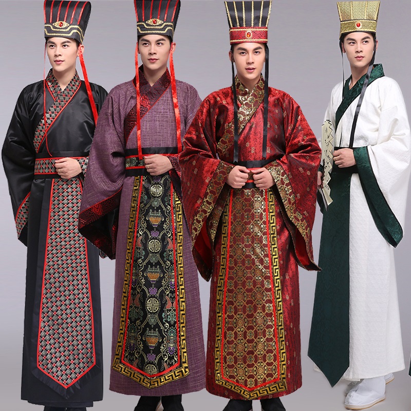 Ancient Dress Palace Improved Hanfu's Tang Dynasty Han Dynasty Wang Yeh's clothing and TV drama minister officials performed to serve the ancient men's clothing