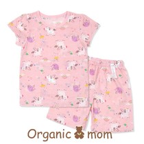  organic mom Korea 2020 summer new girl pegasus home set childrens clothing 60-75