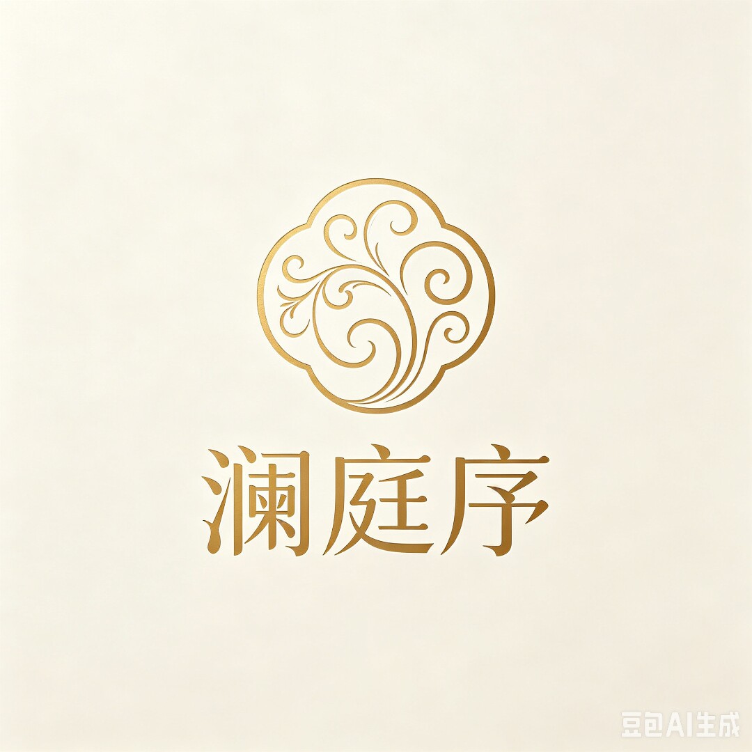 澜庭家纺的LOGO