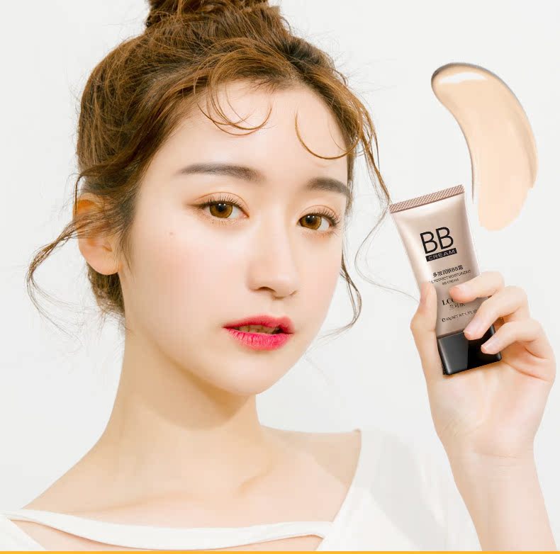 Lan Kexin đa tác dụng giữ ẩm BB cream nude trang điểm che khuyết điểm giữ ẩm cách ly kiểm soát dầu trang điểm 50 gam chính hãng