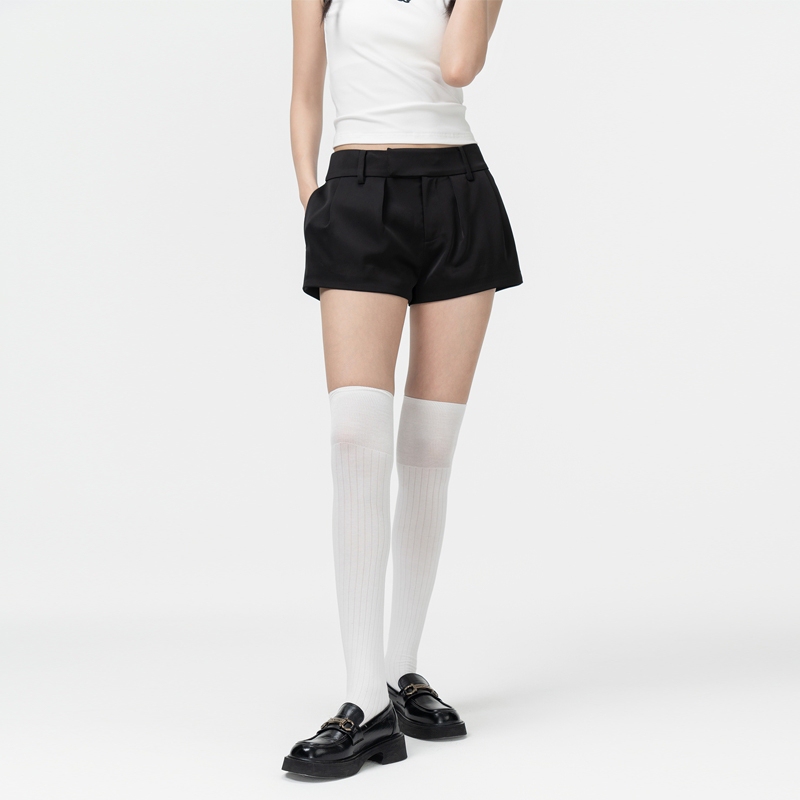 Min Kamp Summer Low-Rise Slimming Hot Girl Sexy Low-Rise Floral Shorts Street Versatile Hot Pants for Women