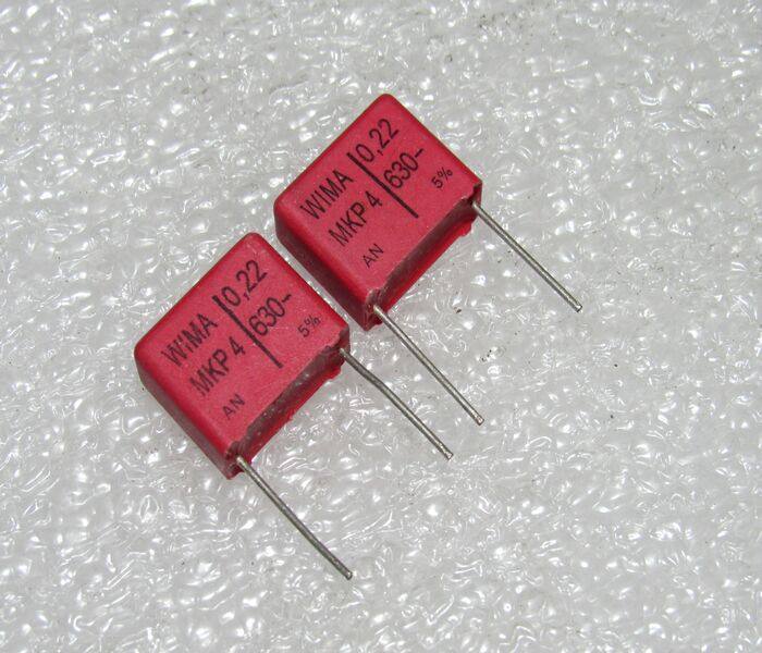 Germany WIMA Red Weima MKP4 630V0 22UF 224J fever audio coupling film capacitor