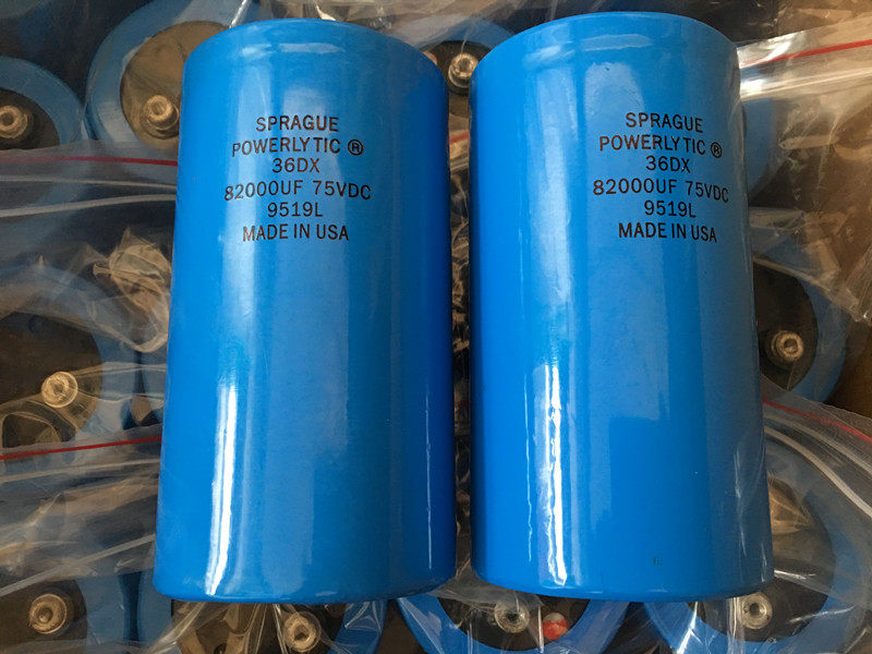 Sibi SPRAGUE 36DX series 75V82000UF large pond power amplifier audio fever filter capacitor