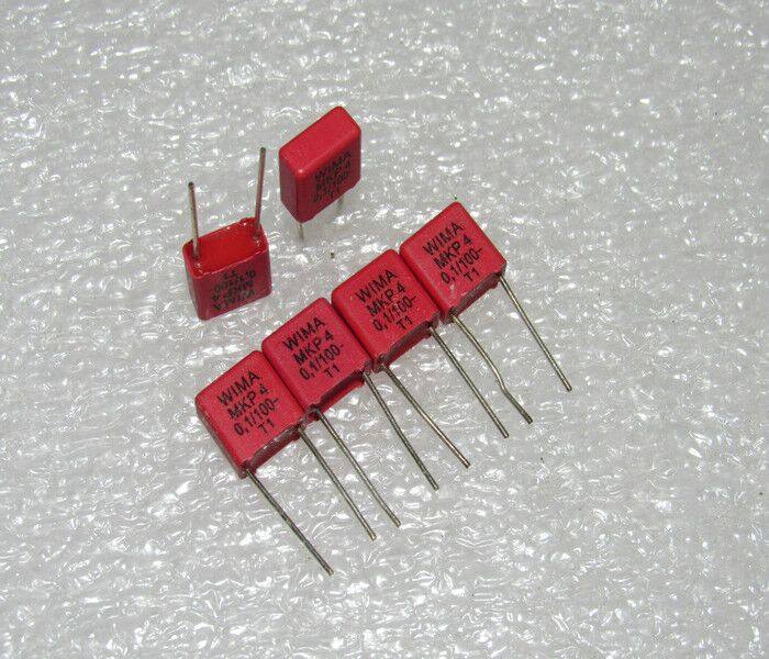 Germany WIMA Red Weima MKP-4 100V0 1UF 104 P-7 5 Copper Foot Fever Film Capacitor