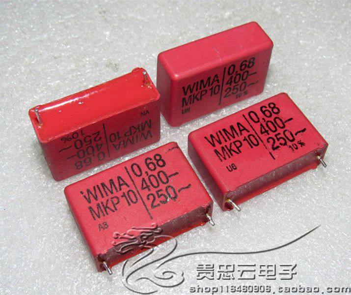 Disassembly Germany WIMA Red Weima MKP10 400V0 68UF 684k fever coupling film capacitor